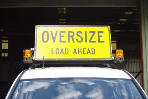 Pilot Vehicle Sign