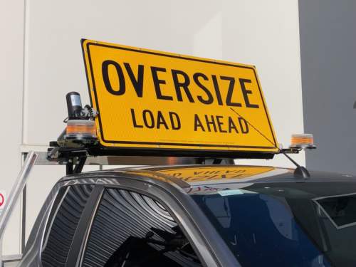 Pilot Vehicle Sign