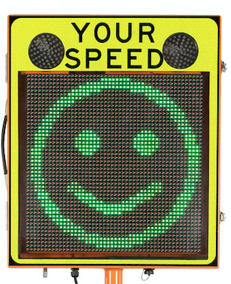 electronic Speed Awareness Sign