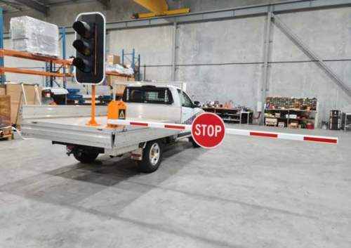 Portable Boom Arm on Ute