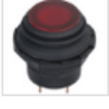 Red Latching Ip65 Push Button Switch
